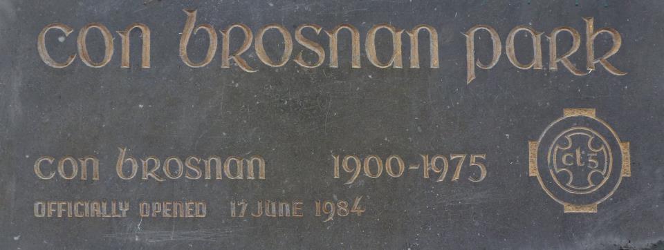 Con Brosnan Park Plaque - Moyvayne